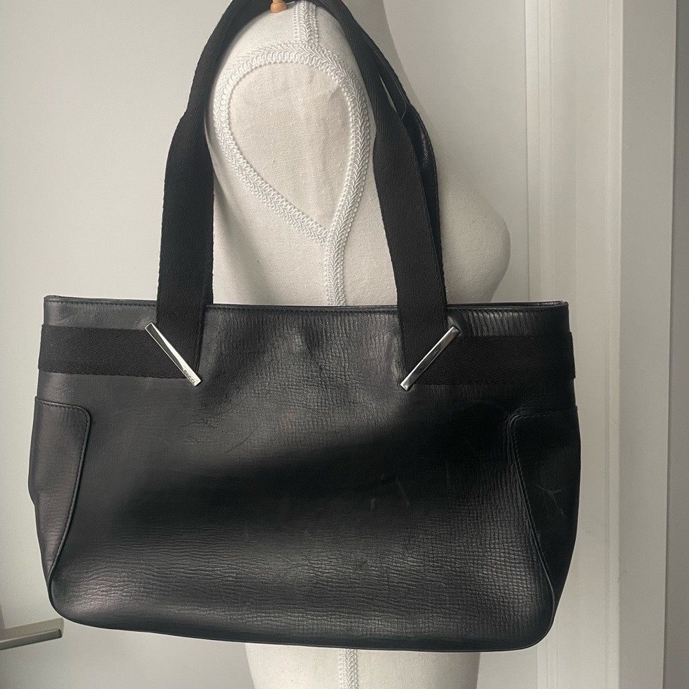 Gucci (Tom Ford) Leather Tote, black